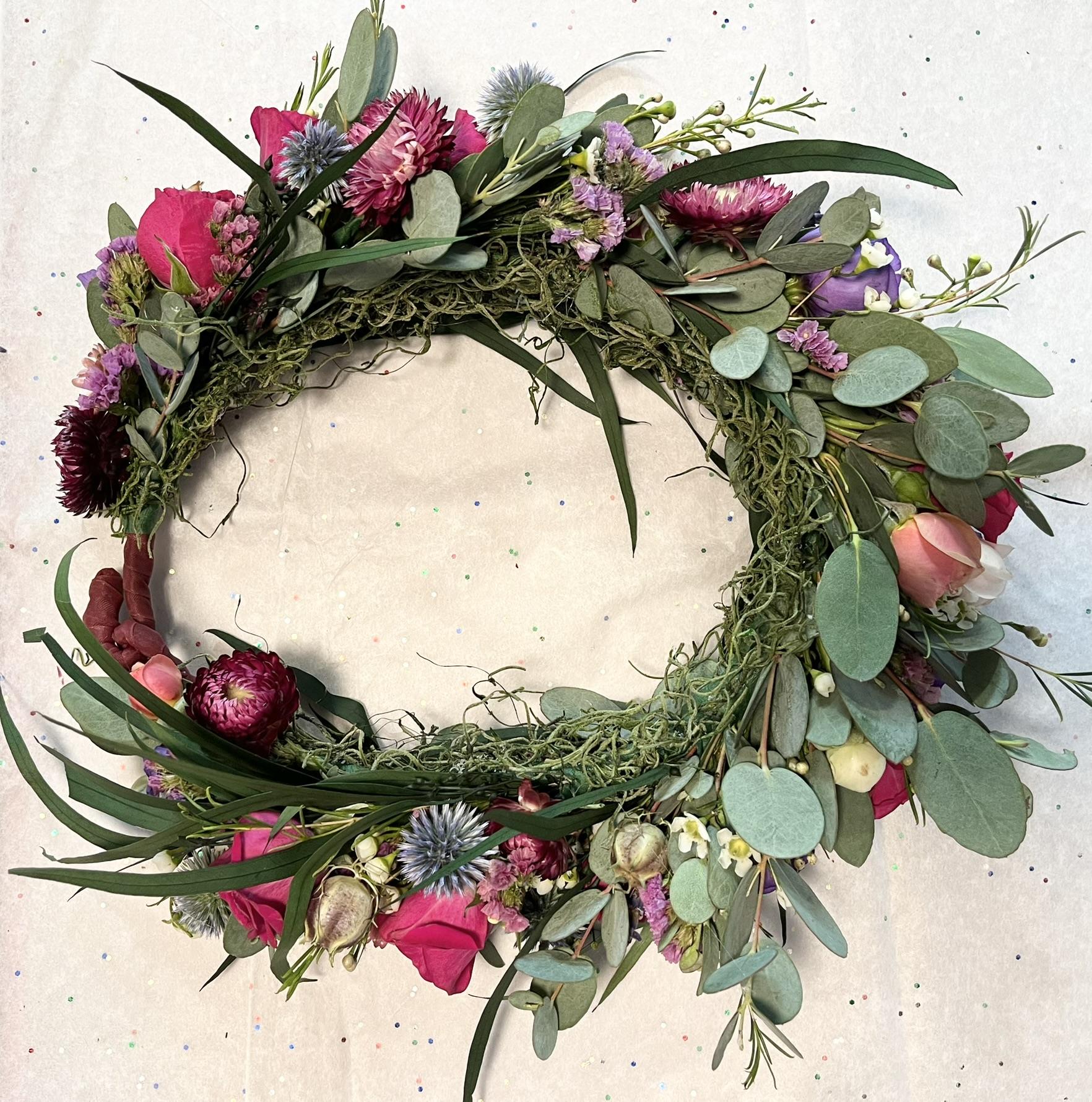 Deluxe Fresh Flower Crown - Image 3