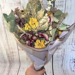 Everlasting Dried Bouquet with Vase