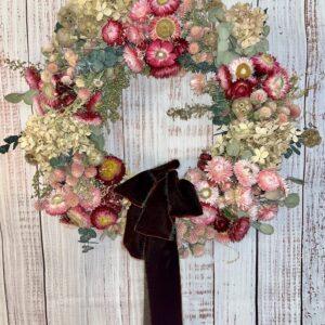 Everlasting Dried Flower Wreath